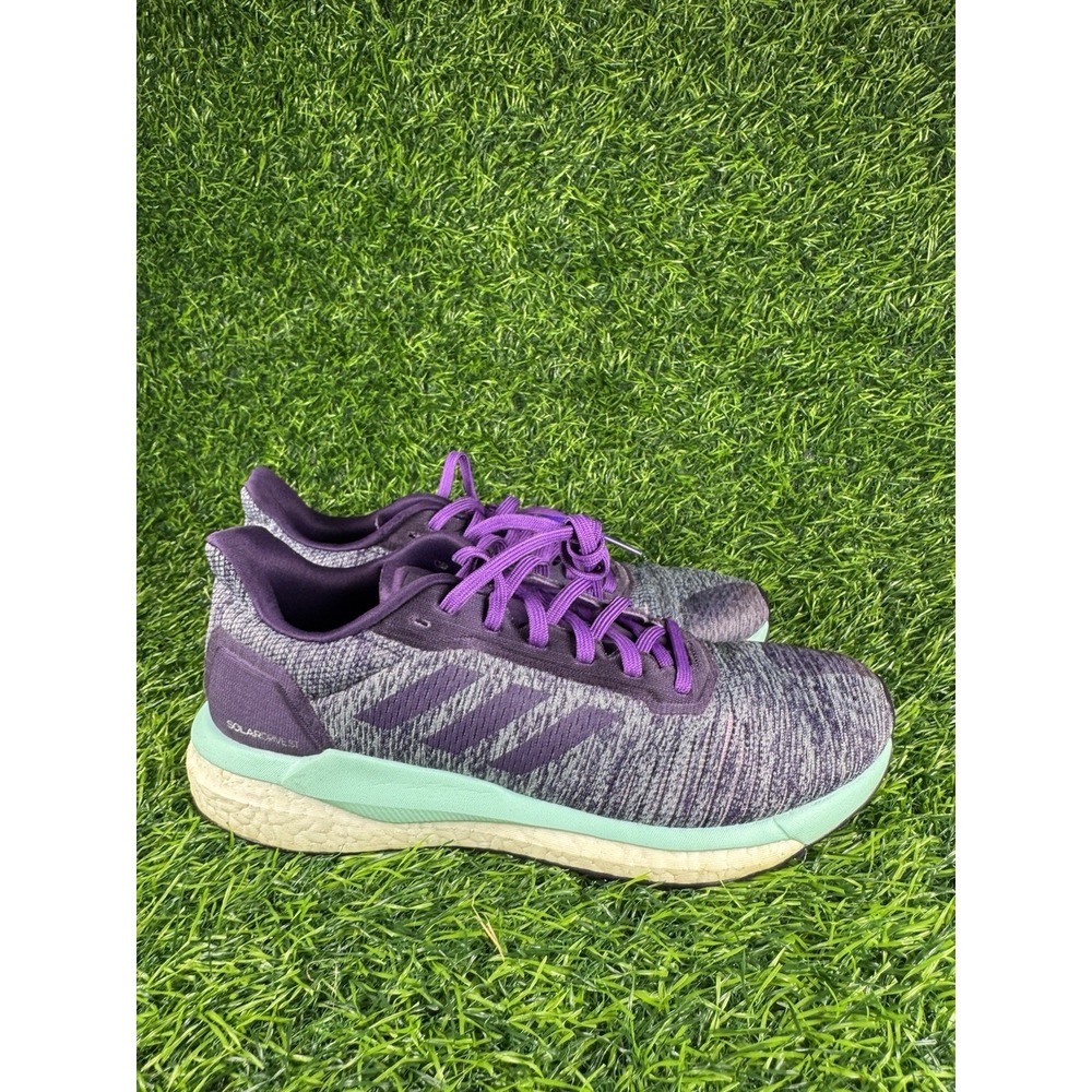Adidas Solar Drive ST Purple Boost Running Shoes Sneakers Womens 9 BC0342
